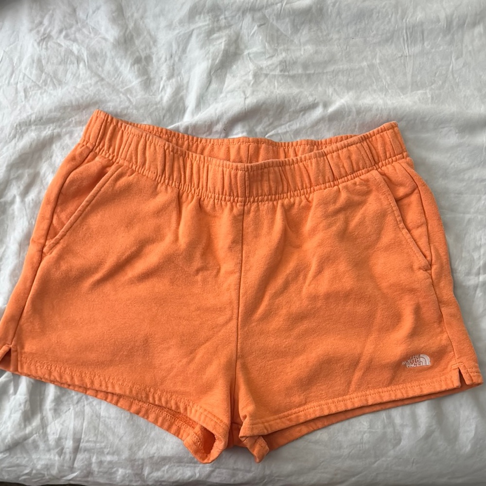 The North Face Women's Vibrant Orange Athletic Shorts